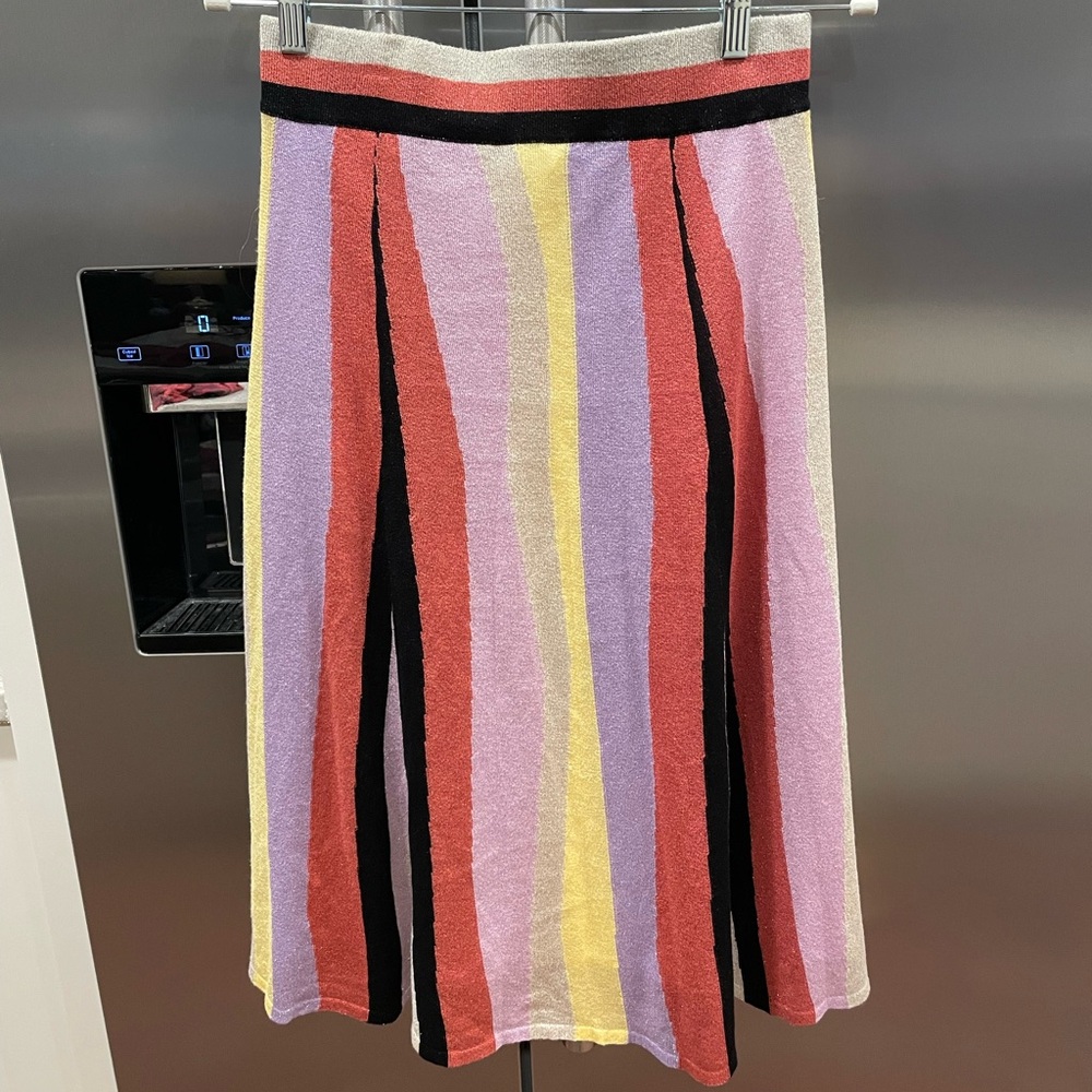 Anthropology LAIA Multicolor iridescent Skirt - Picture 2 of 7